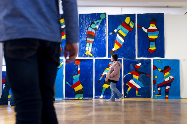 Heinrich-Heine-Grundschule, Klassen 1c und 3d, Foto: Anne Orthen