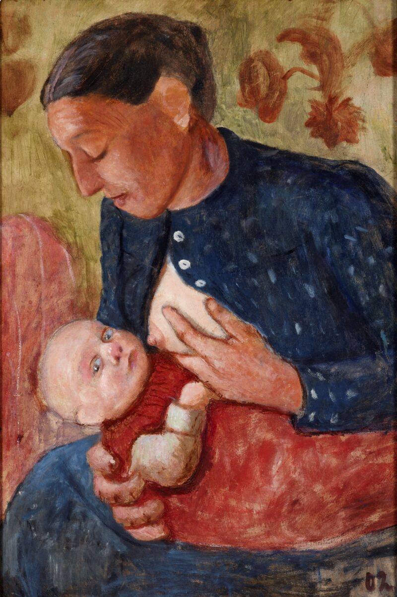 Paula Modersohn-Becker, Stillende Mutter, 1902